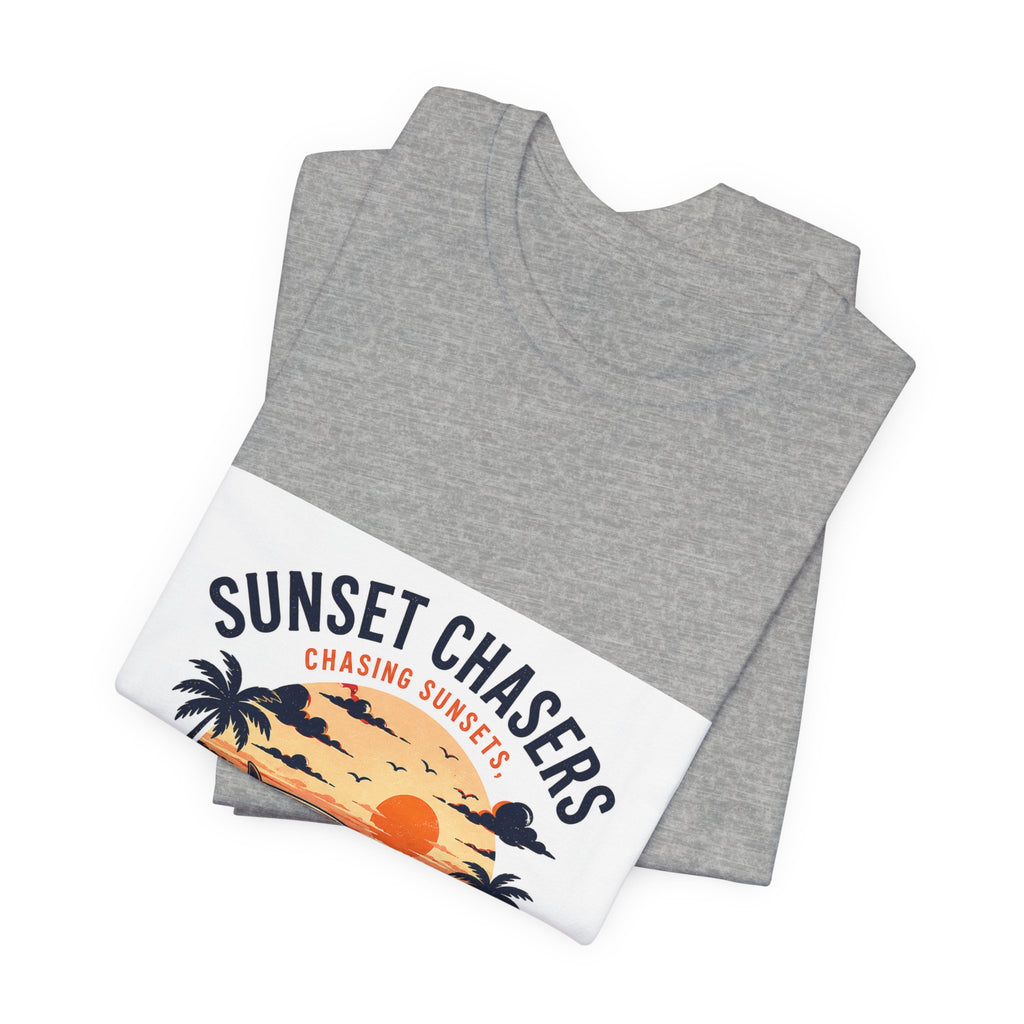 Sunset Chasers Tee — "Avoiding Responsibilities" Retro Camper Beach T‑Shirt