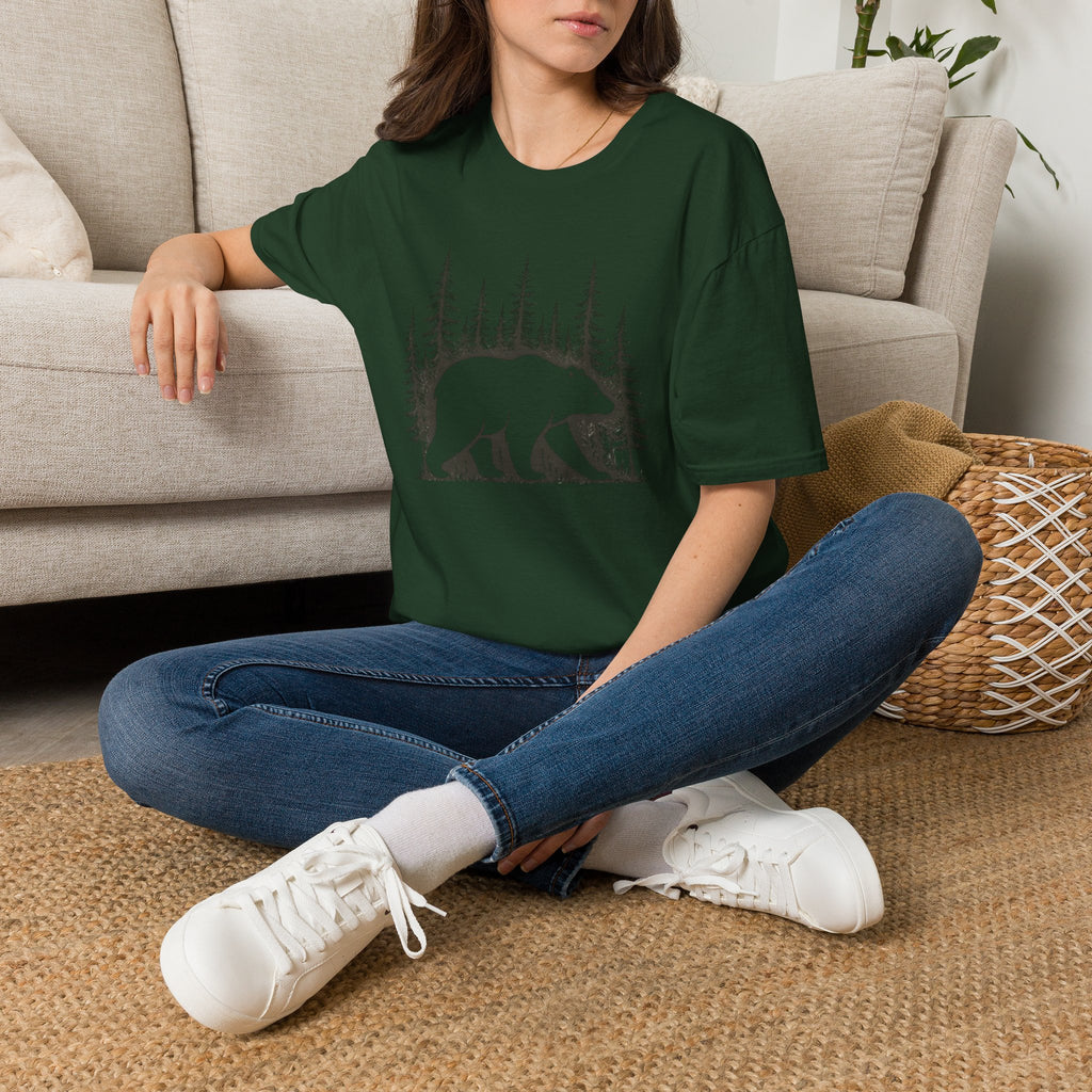 Forest Bear Silhouette T-Shirt