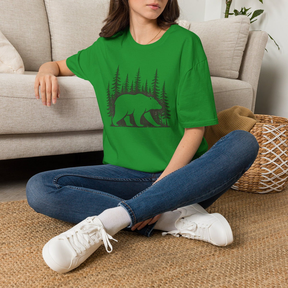 Forest Bear Silhouette T-Shirt