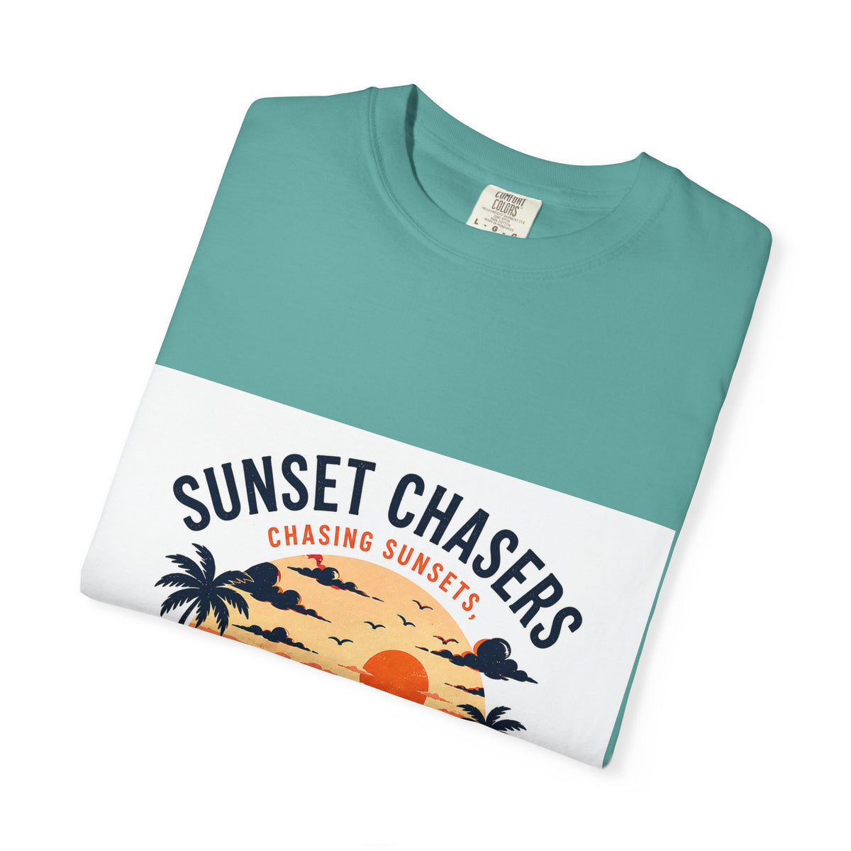 Sunset Chasers T-Shirt — 'Avoiding Responsibilities' Retro Van Beach Tee