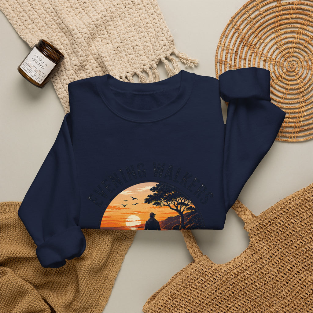 Evening Walkers Sweatshirt — "Just One More Sunset Walk" Crewneck