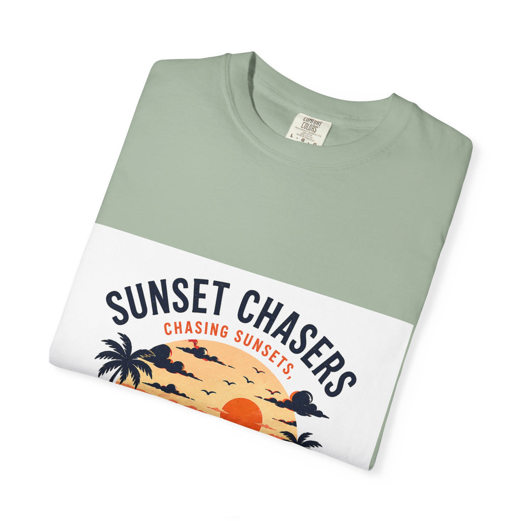 Sunset Chasers T-Shirt — 'Avoiding Responsibilities' Retro Van Beach Tee