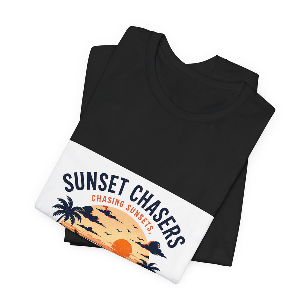 Sunset Chasers Tee — "Avoiding Responsibilities" Retro Camper Beach T‑Shirt