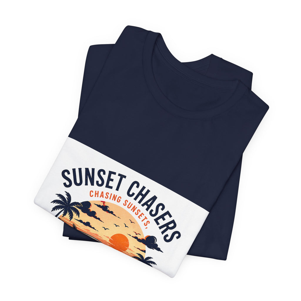 Sunset Chasers Tee — "Avoiding Responsibilities" Retro Camper Beach T‑Shirt