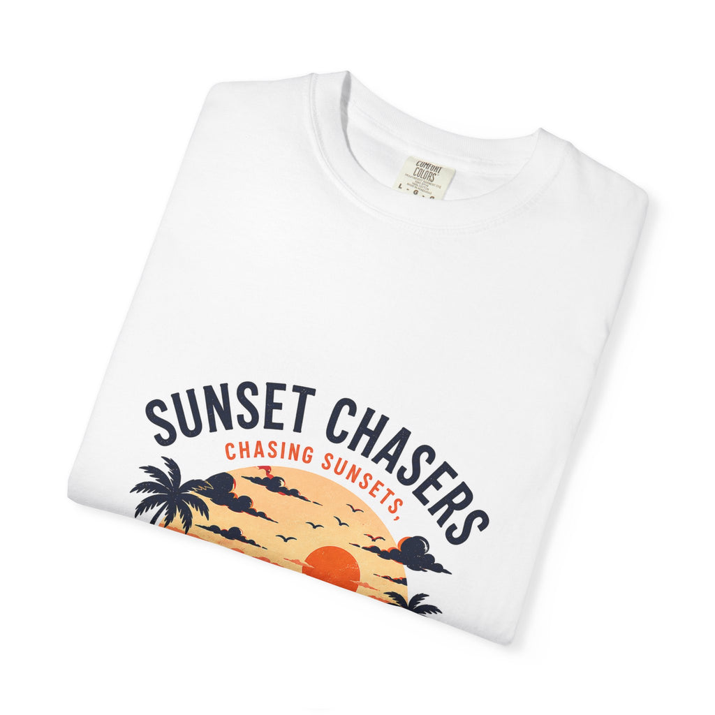 Sunset Chasers T-Shirt — 'Avoiding Responsibilities' Retro Van Beach Tee