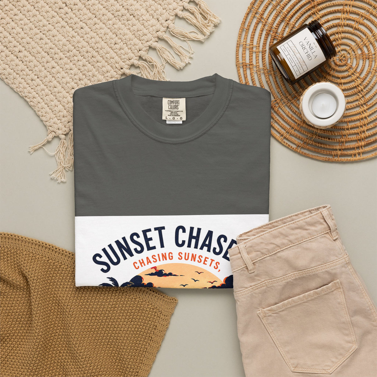 Sunset Chasers T-Shirt — 'Avoiding Responsibilities' Retro Van Beach Tee