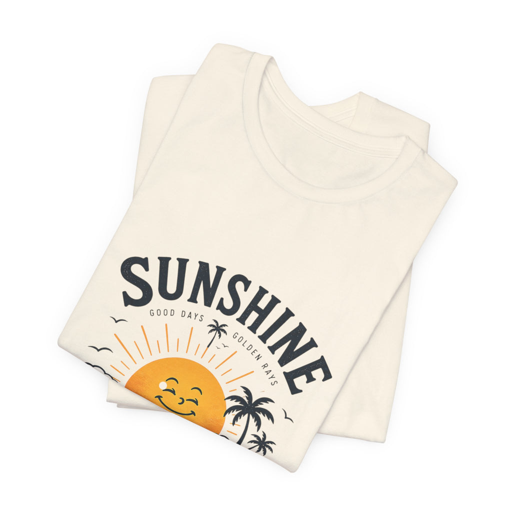 Sunshine Sunset Graphic Tee — 'Sunshine The Evening' Beach T-Shirt