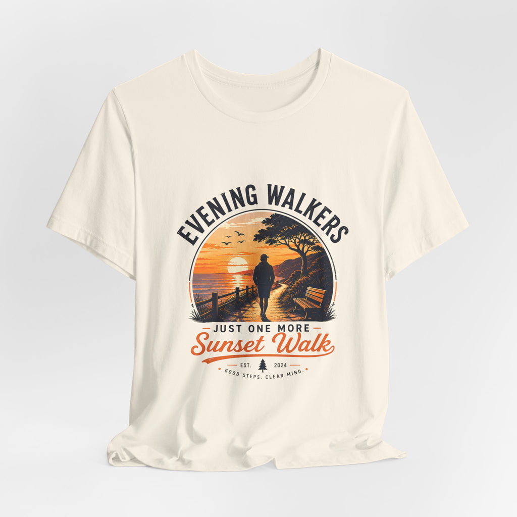 Evening Walkers Sunset Walk T-Shirt — Sunset Silhouette Tee