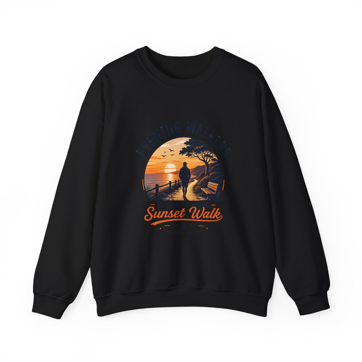 Evening Walkers Sweatshirt — "Just One More Sunset Walk" Crewneck