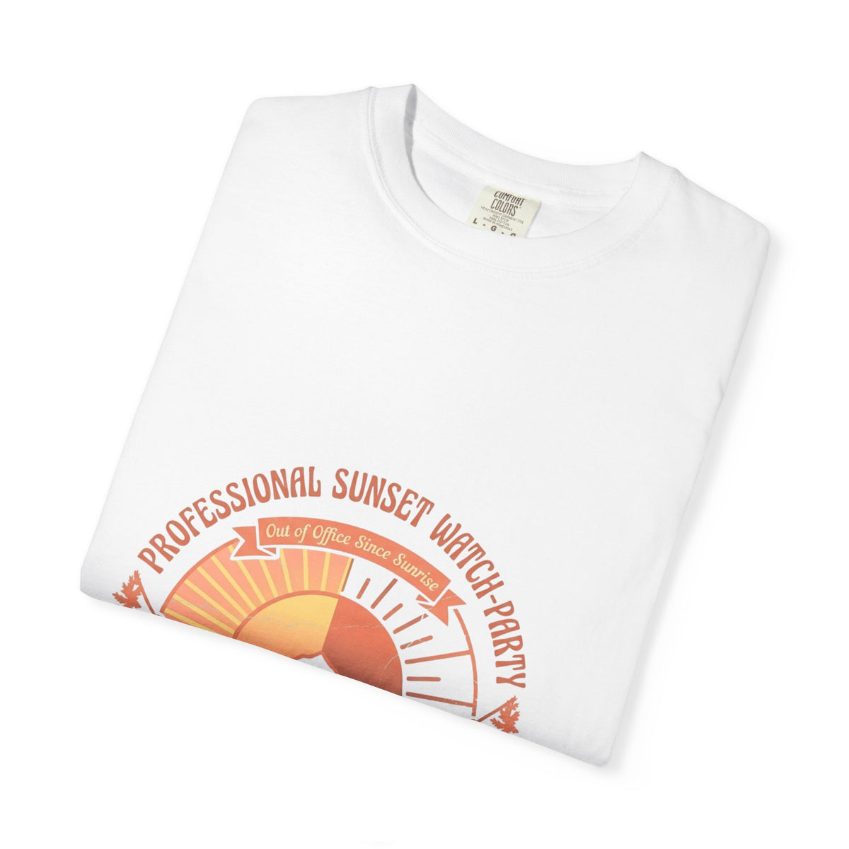 Sloth Sunset T‑Shirt — "Professional Sunset Watch Party" Graphic Tee