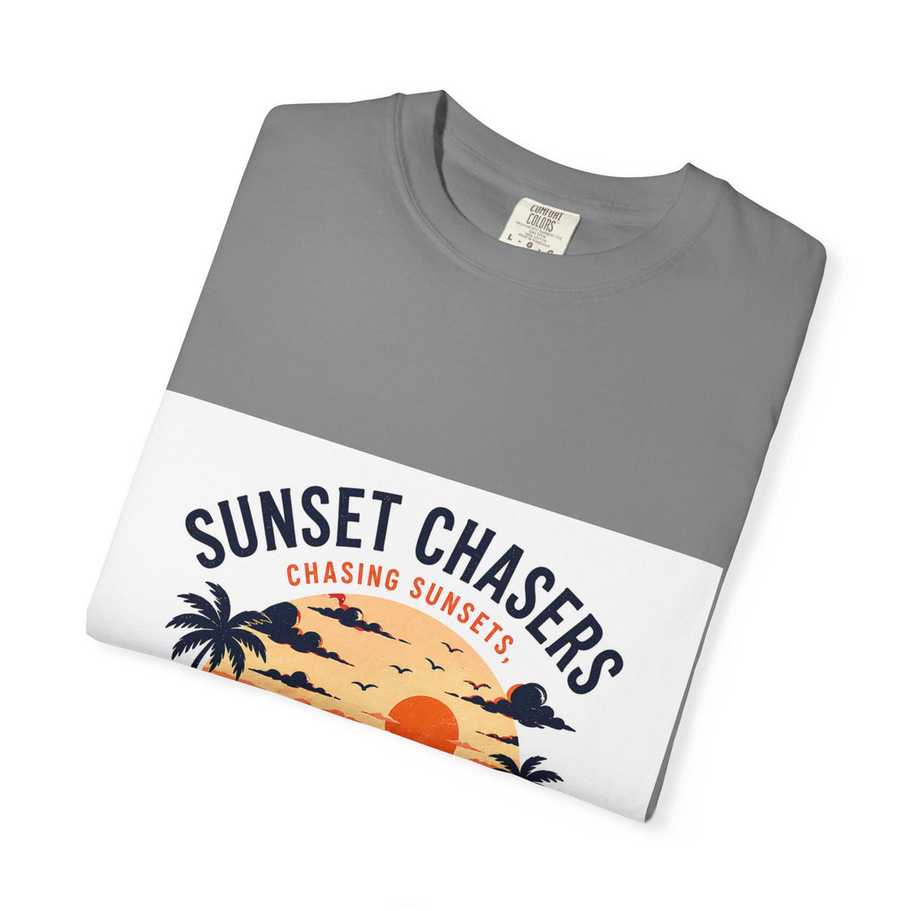 Sunset Chasers T-Shirt — 'Avoiding Responsibilities' Retro Van Beach Tee