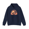 Hiking Sunrise Hoodie — Retro Mountain Adventure Sweatshirt