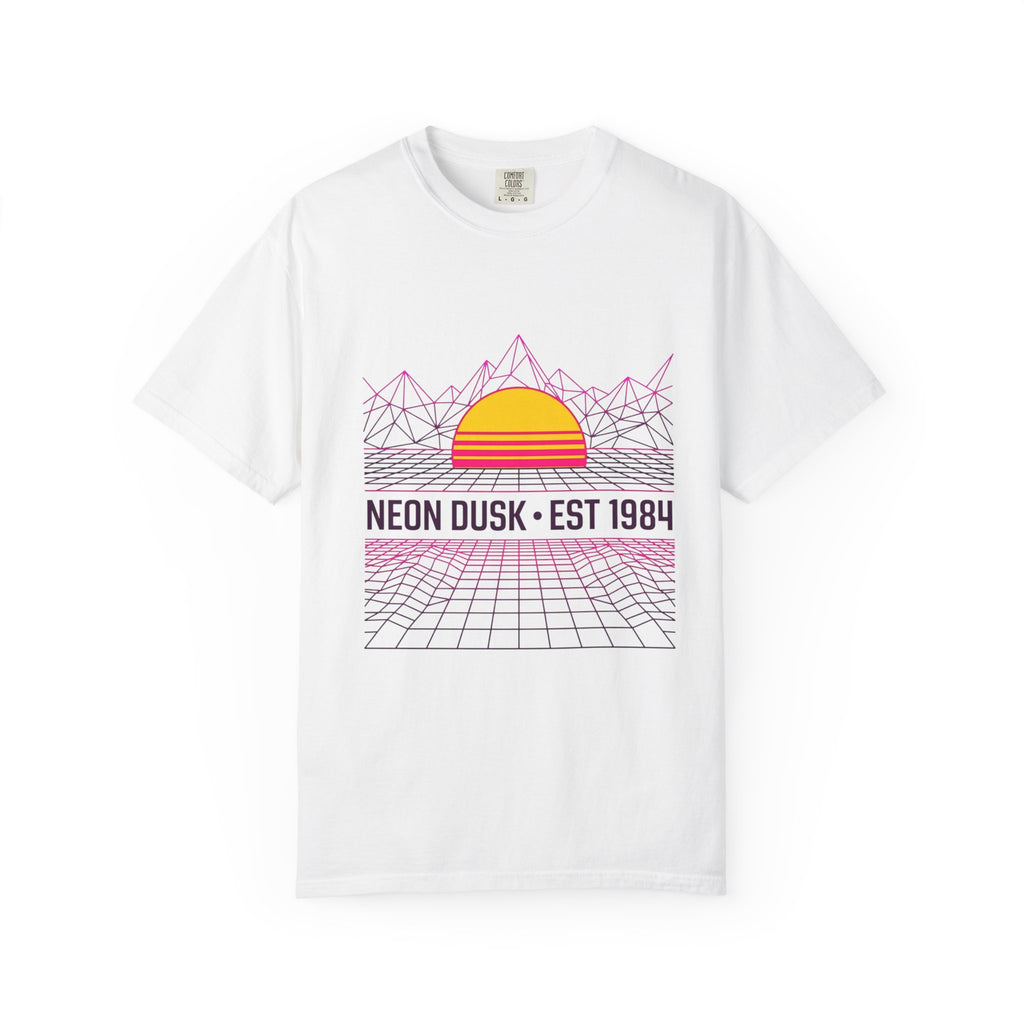 Neon Dusk EST 1984 Retro Sunset T-Shirt
