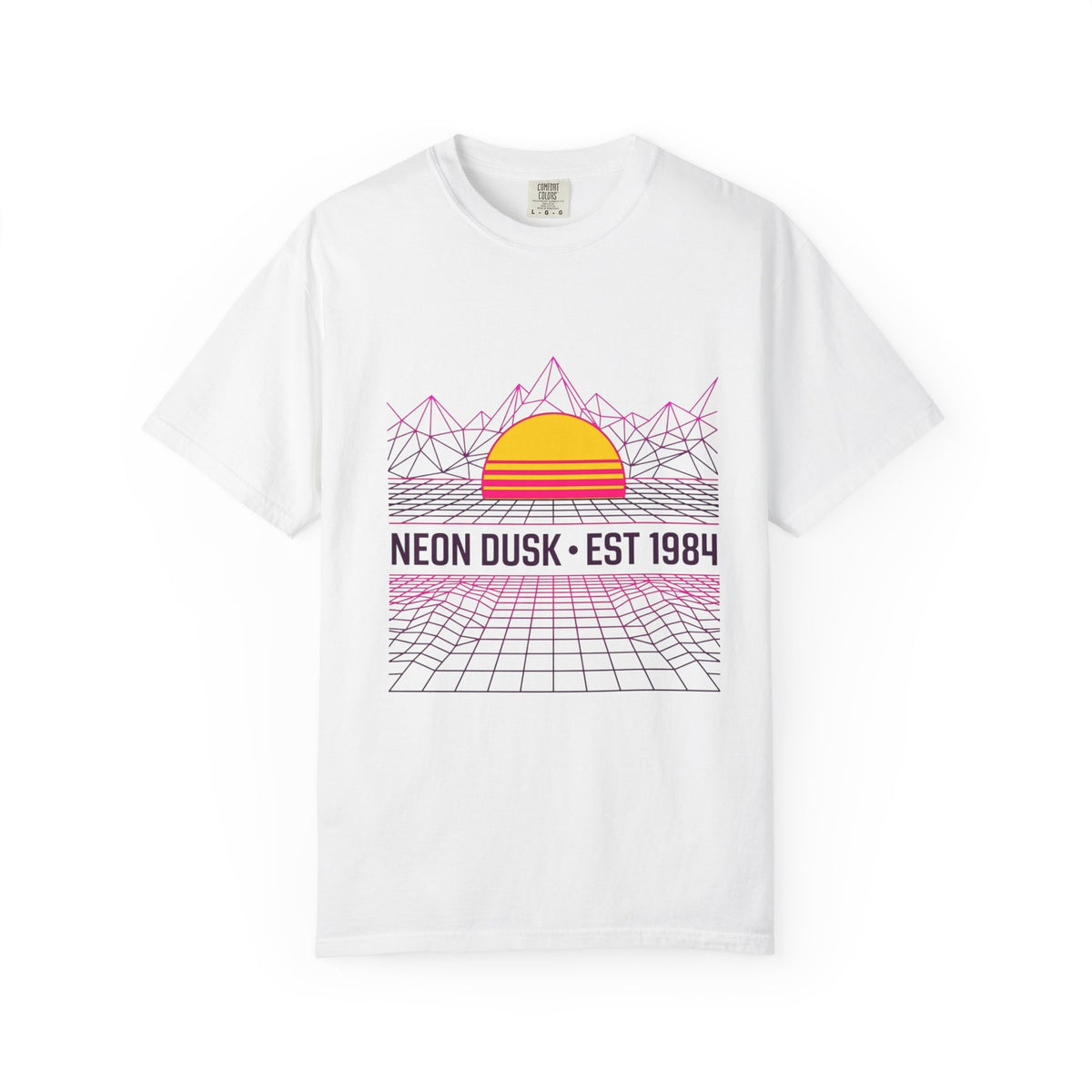Neon Dusk EST 1984 Retro Sunset T-Shirt