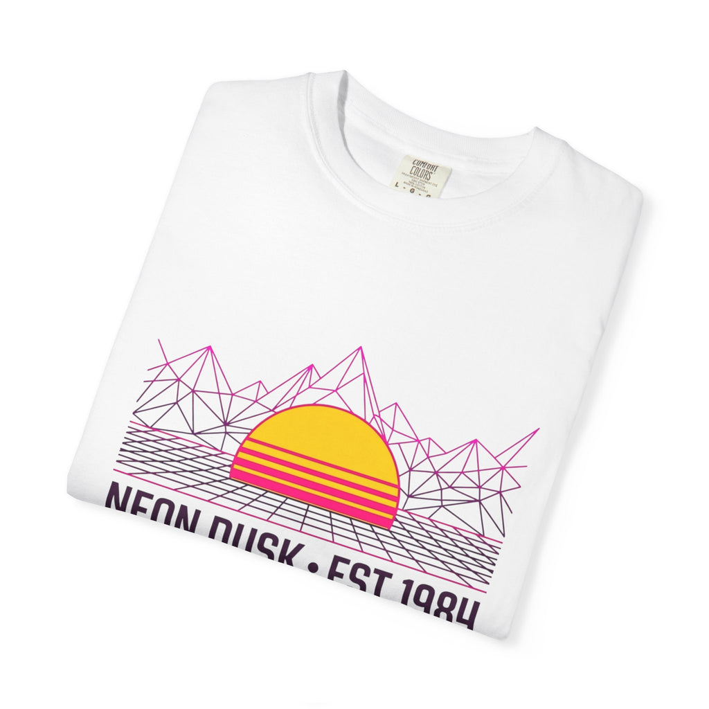 Neon Dusk EST 1984 Retro Sunset T-Shirt